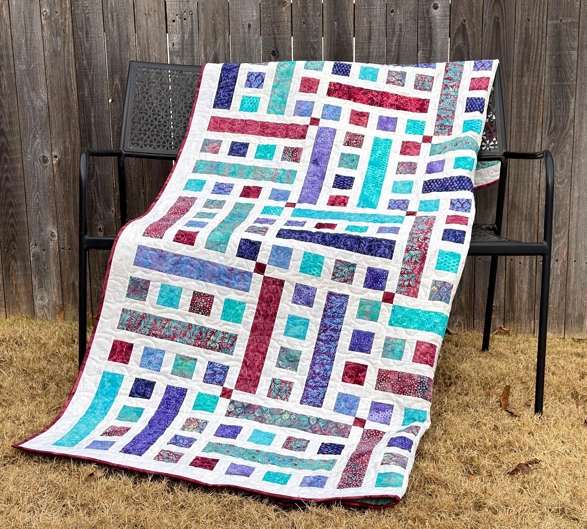 Chutes & Ladders Strip Quilt Pattern Printed Version - Cuddle Cat Quiltworks CCQ095, Strip Pack Quilt Pattern, Jelly Roll Quilt Pattern
