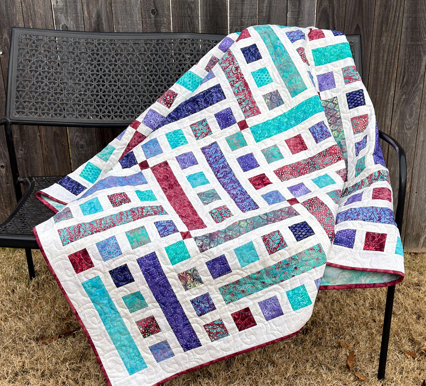 Chutes & Ladders Strip Quilt Pattern Printed Version - Cuddle Cat Quiltworks CCQ095, Strip Pack Quilt Pattern, Jelly Roll Quilt Pattern