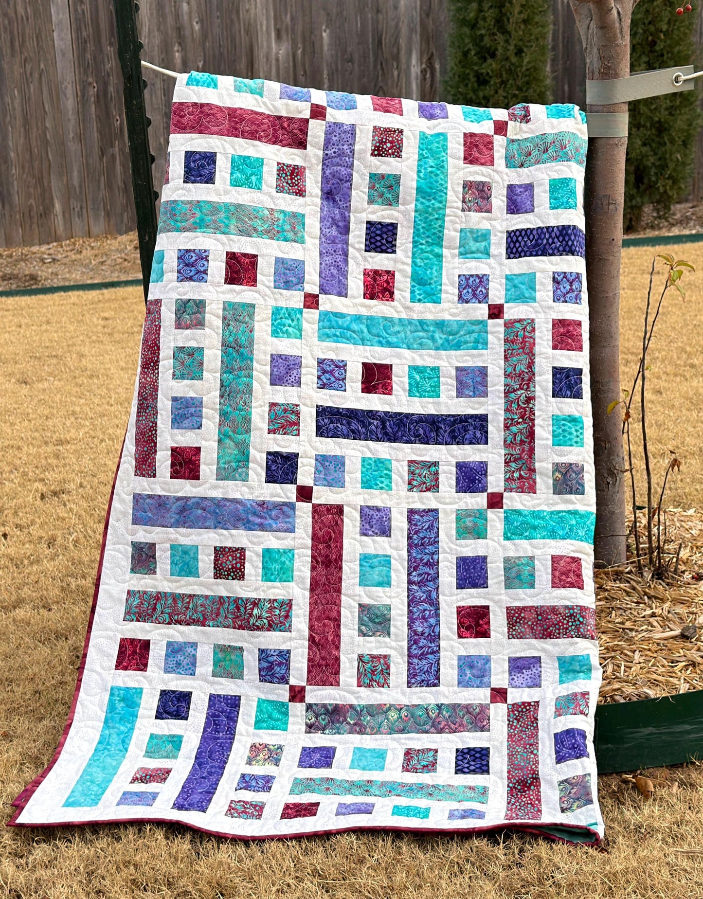 Chutes & Ladders Strip Quilt Pattern PDF Version, Cuddle Cat Quiltworks CCQ095, Strip Pack Quilt Pattern, Easy Jelly Roll Quilt Pattern