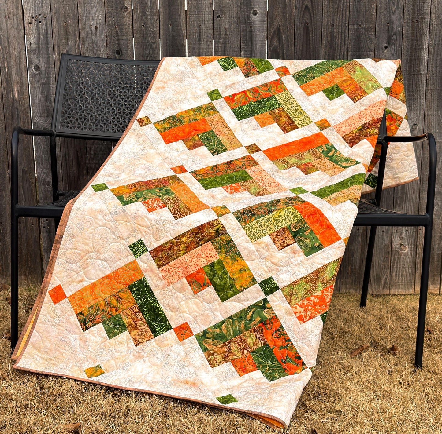 In Flight Quilt Pattern PDF Version, Cuddle Cat Quiltworks CCQ094, Strip Pack Quilt Pattern, Easy Jelly Roll Quilt Pattern