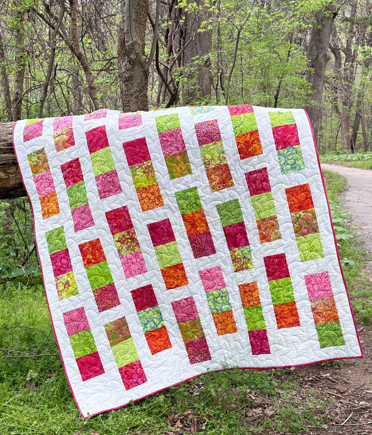 Triple the Charm Quilt Pattern PDF Version, Cuddle Cat Quiltworks CCQ100, Pre-Cut Friendly Quilt Pattern