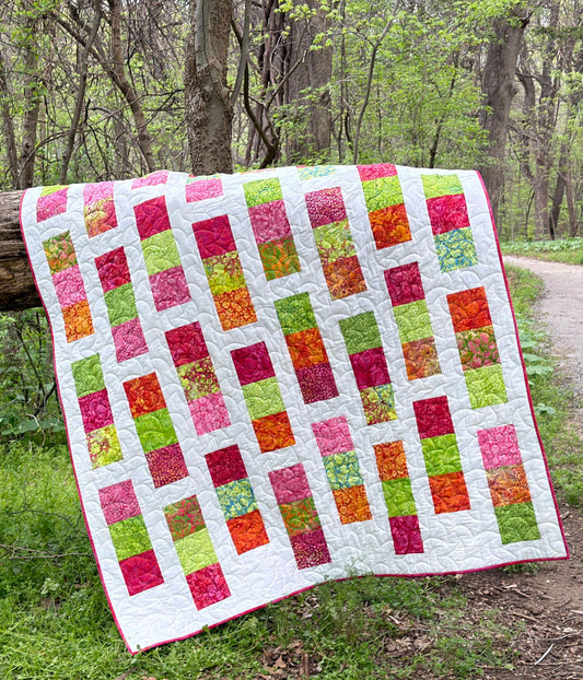 Triple the Charm Quilt Pattern Printed Version - Cuddle Cat Quiltworks CCQ100, Pre-Cut Friendly Quilt Pattern