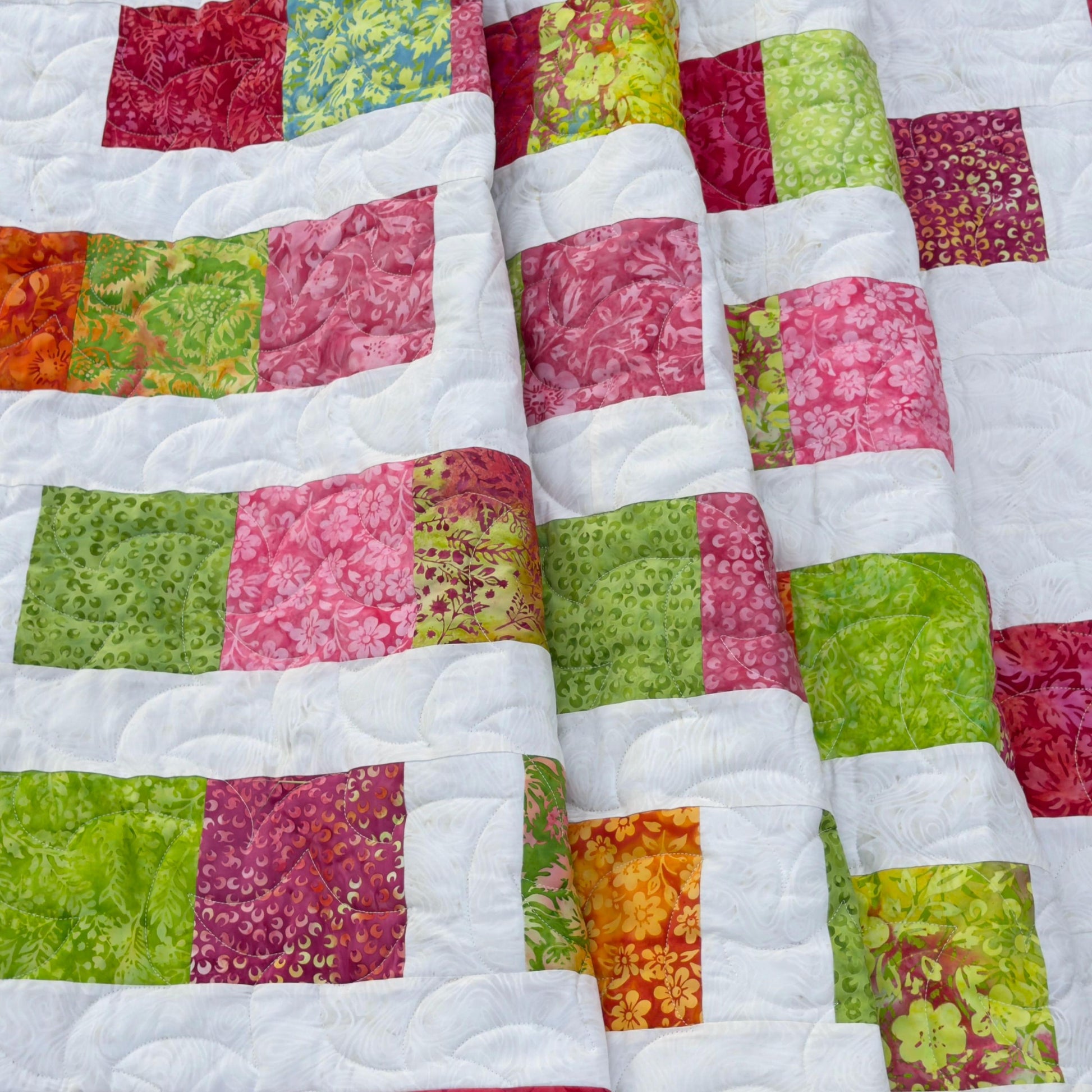 Triple the Charm Quilt Pattern PDF Version, Cuddle Cat Quiltworks CCQ100, Pre-Cut Friendly Quilt Pattern