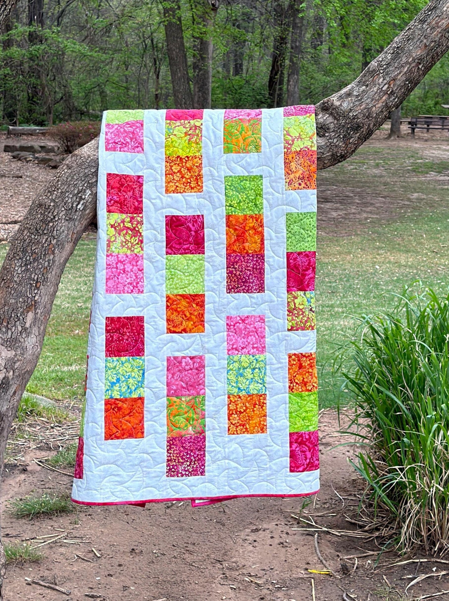 Triple the Charm Quilt Pattern PDF Version, Cuddle Cat Quiltworks CCQ100, Pre-Cut Friendly Quilt Pattern