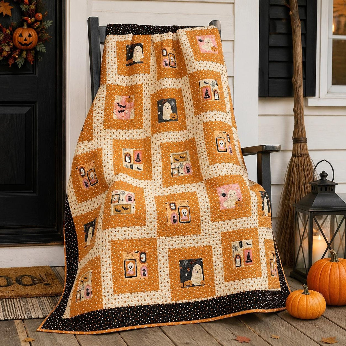 Around the Block Charm Square Quilt Pattern PDF Version