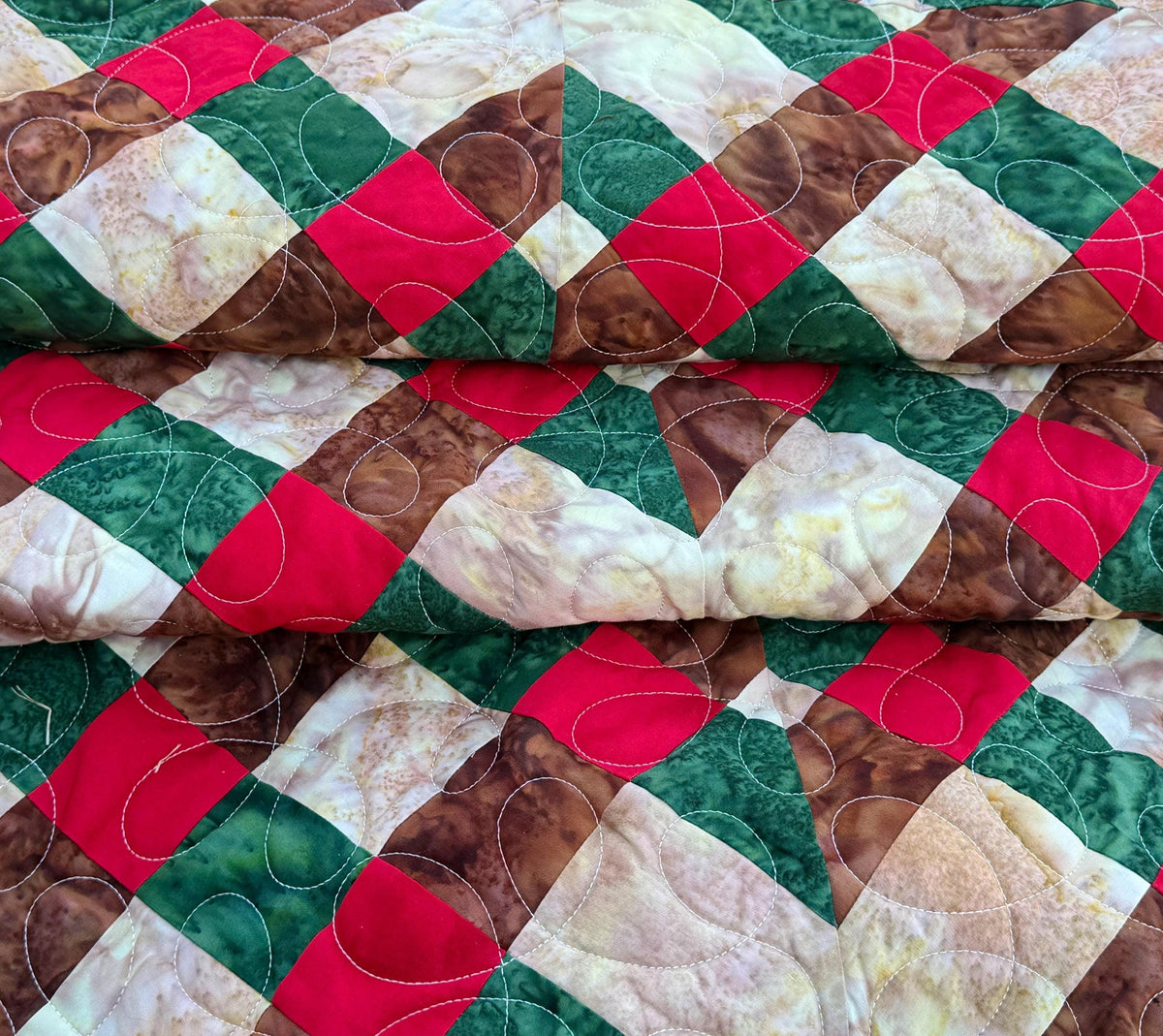 Traditions Quilt Pattern PDF Version - Cuddle Cat Quiltworks CCQ096 - Plaid Knot Quilt Pattern