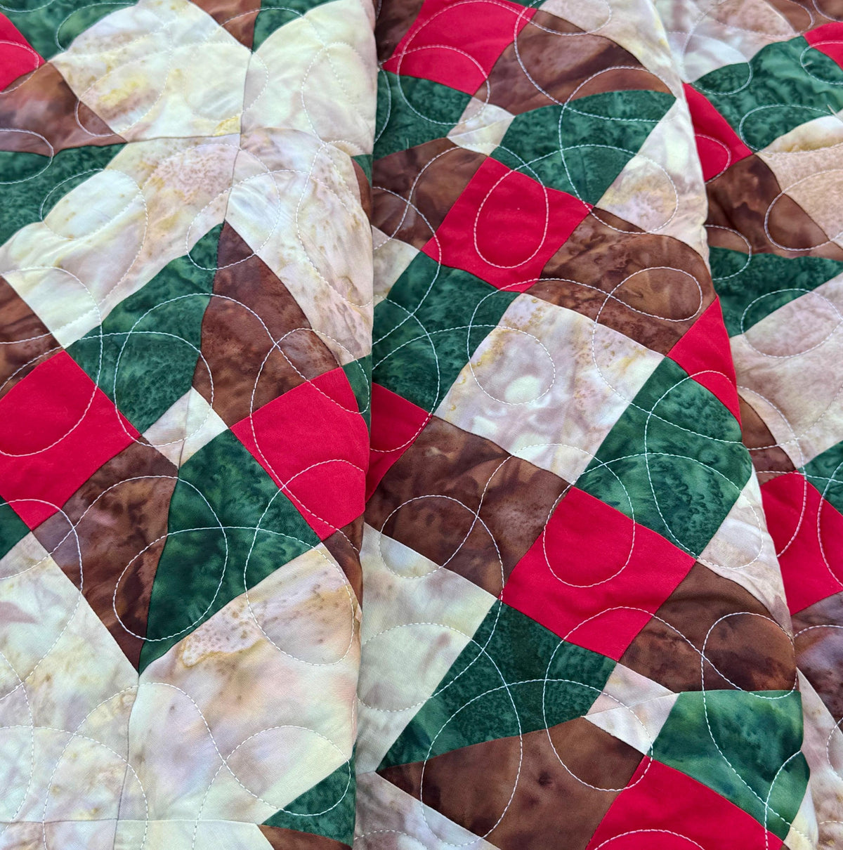 Traditions Quilt Pattern PDF Version - Cuddle Cat Quiltworks CCQ096 - Plaid Knot Quilt Pattern