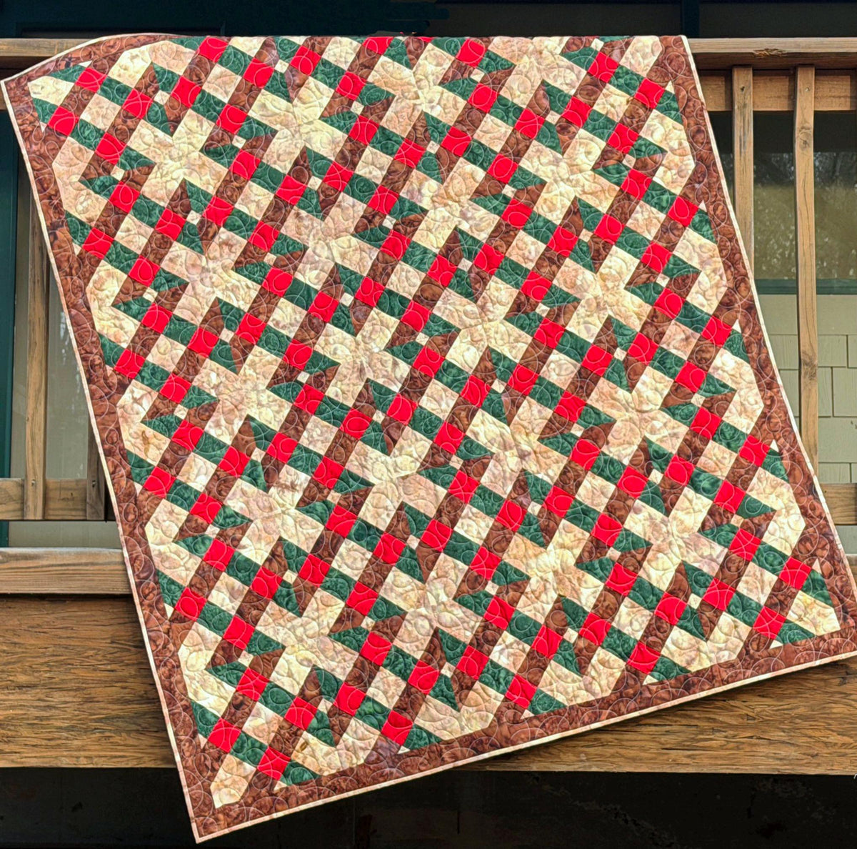 Traditions Quilt Pattern Printed Version - Cuddle Cat Quiltworks CCQ096 - Plaid Knot Quilt Pattern