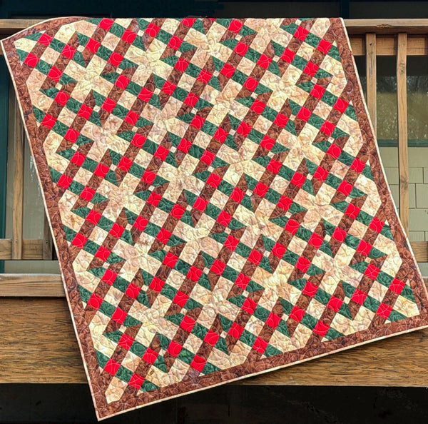 Traditions Quilt Pattern Printed Version - Cuddle Cat Quiltworks CCQ096 - Plaid Knot Quilt Pattern