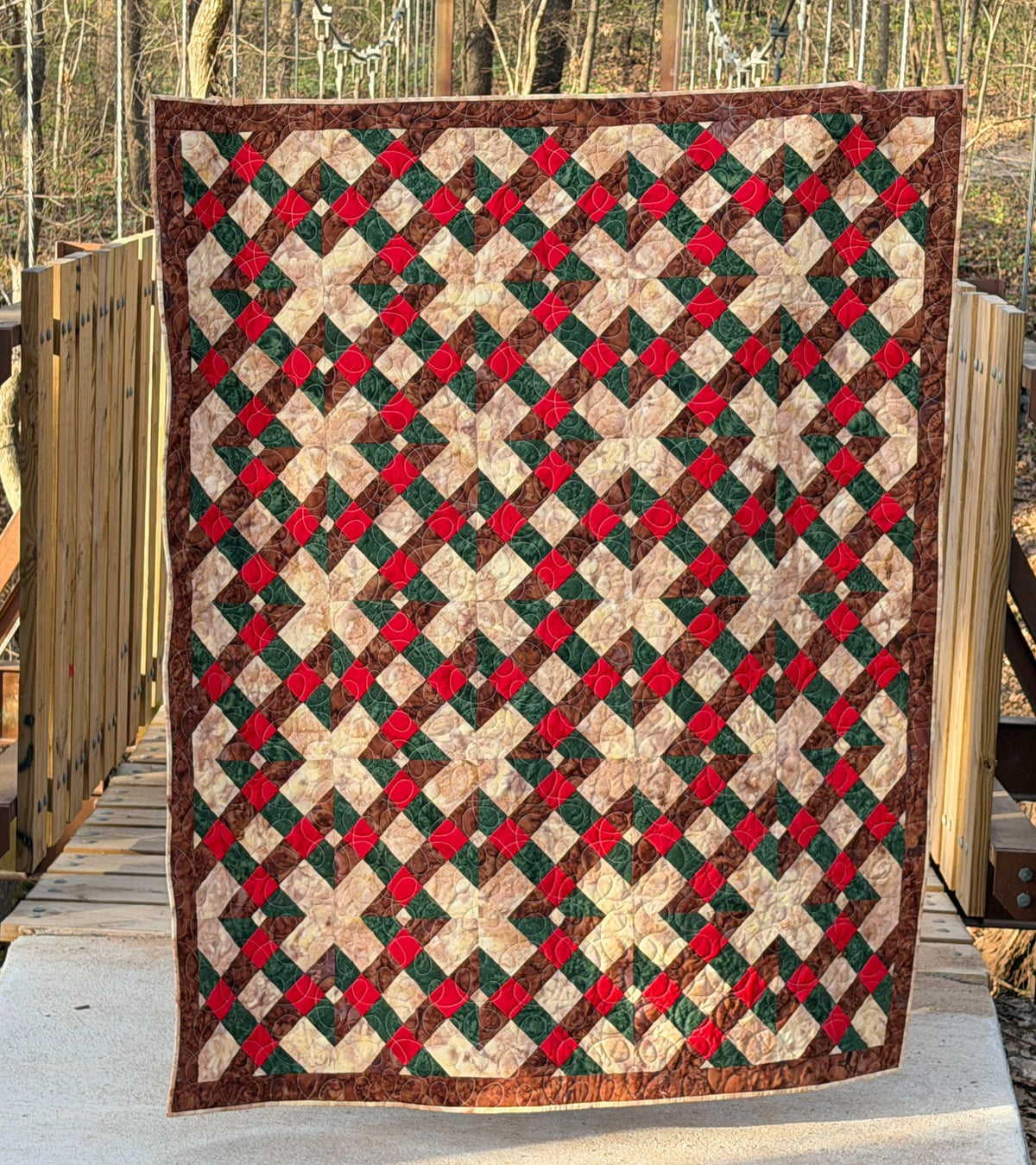 Traditions Quilt Pattern Printed Version - Cuddle Cat Quiltworks CCQ096 - Plaid Knot Quilt Pattern