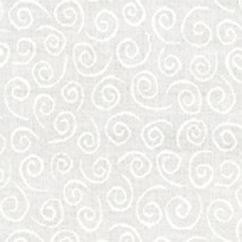 Muslin Mates Swirls White - Moda 9920-11, White Blender Fabric - White Tonal Fabric - Moda Basics White Swirls Fabric - By the Yard