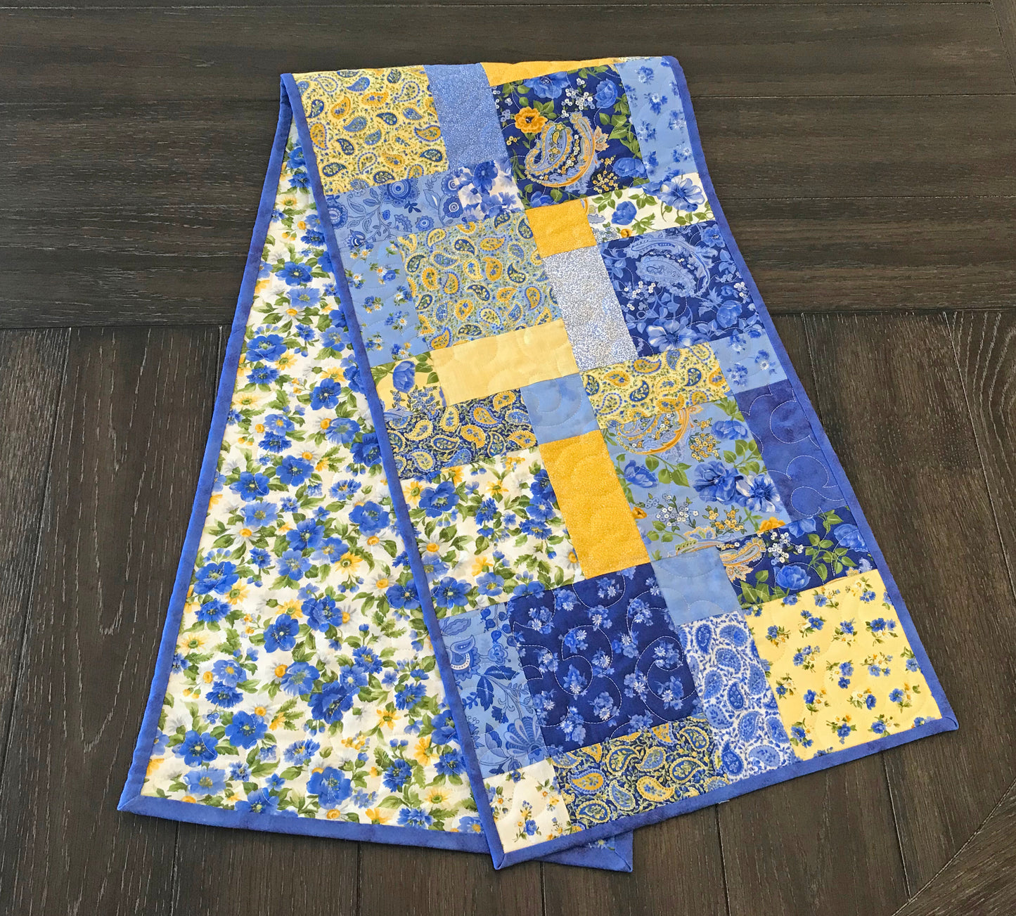 Charmingly Simple Table Runner and Table Topper Pattern for Charm Squares - Digital Pattern - Handmade Quilts, Digital Patterns, and Home Décor items online - Cuddle Cat Quiltworks
