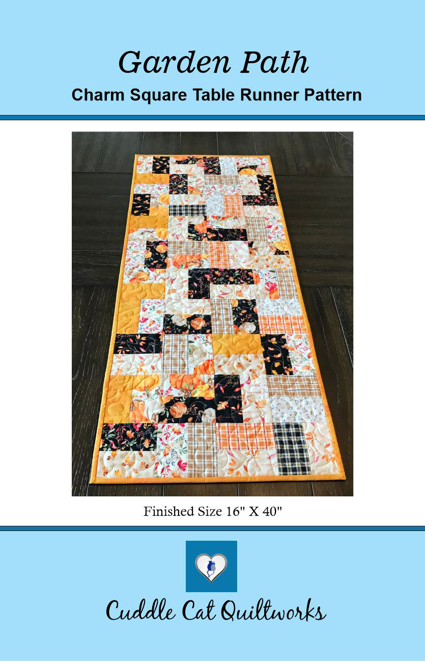 Front cover of Garden Path table runner pattern