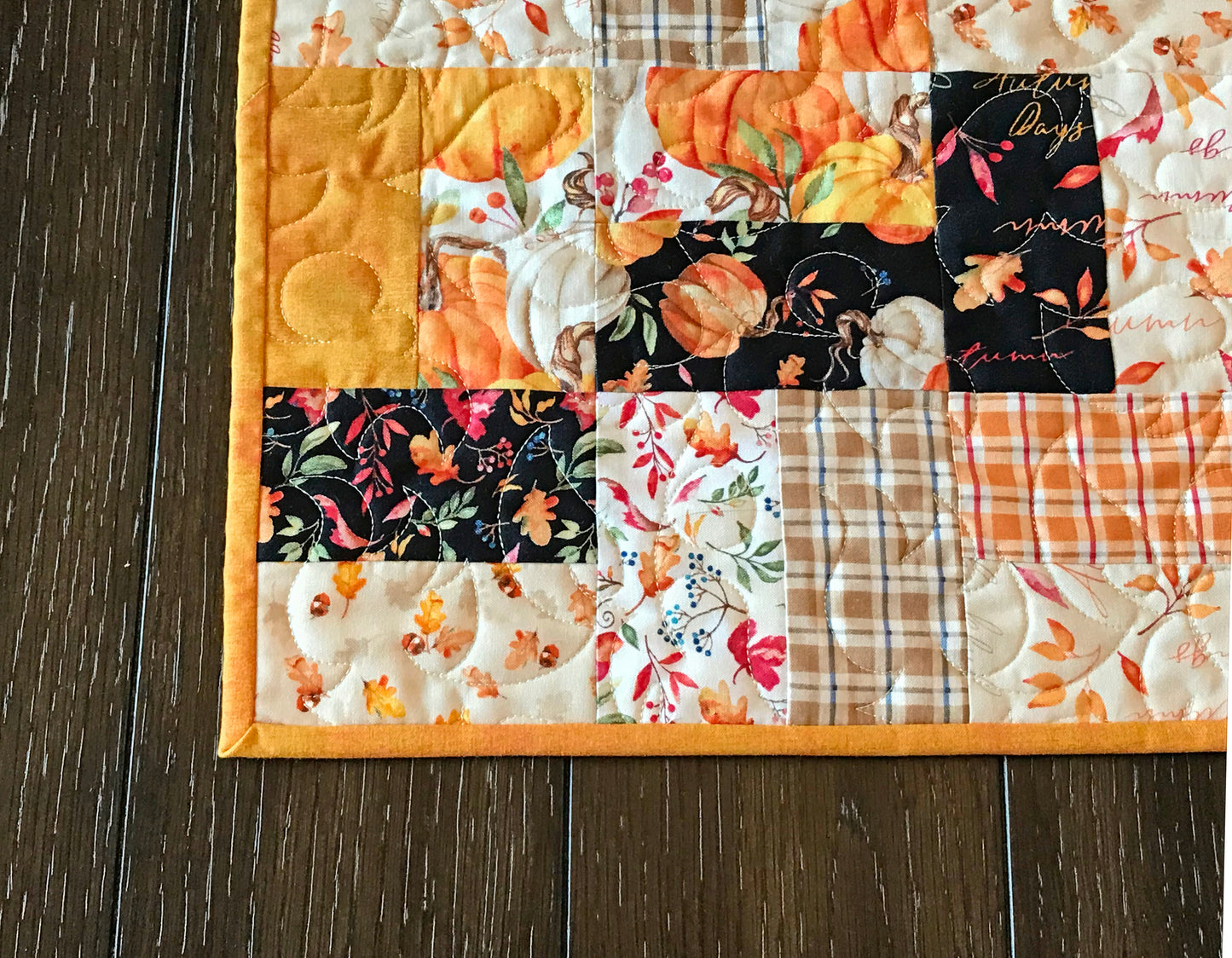 Garden Path Table Runner Pattern for Charm Squares - Digital Pattern - Handmade Quilts, Digital Patterns, and Home Décor items online - Cuddle Cat Quiltworks