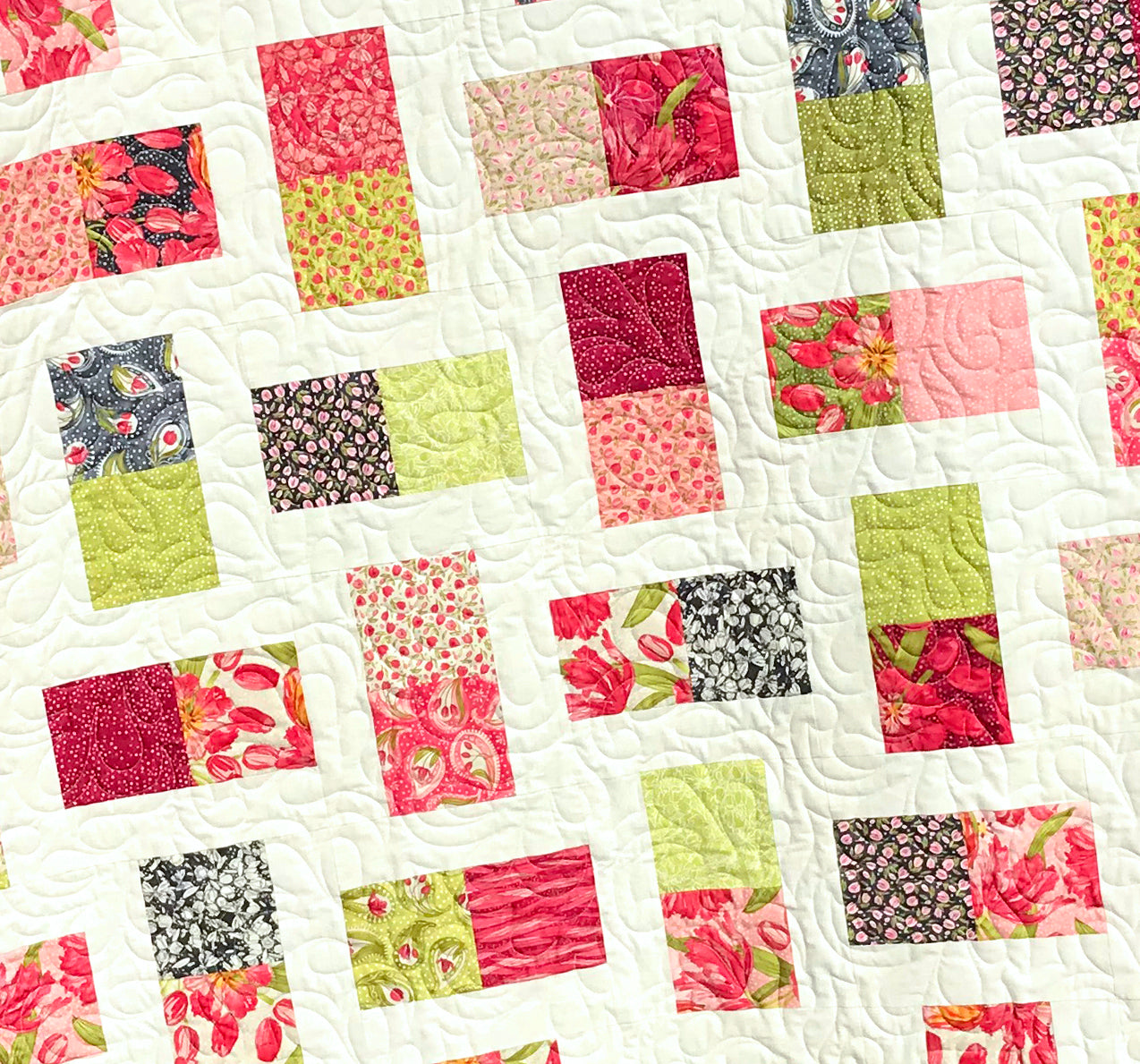 Hidden Charms Quilt Pattern for Charm Squares - Digital Quilt Pattern - Handmade Quilts, Digital Patterns, and Home Décor items online - Cuddle Cat Quiltworks