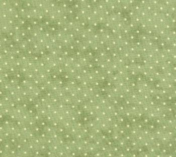 Moda Essential Dots Sage Fabric 8654-15, Sage Green Cotton Quilting Fabric, Green Blender Fabric, Green Polka Dot Fabric, By the Yard