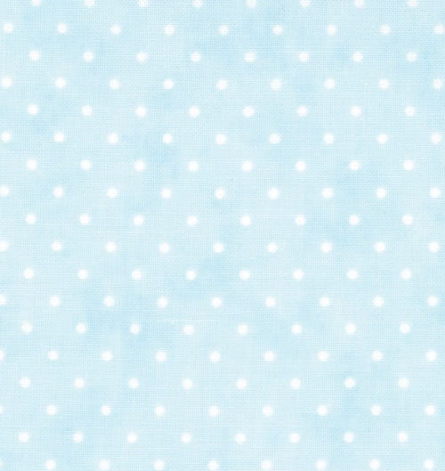 Moda Essential Dots Baby Blue Fabric 8654 62, Light Blue Dot Fabric, Baby Blue Blender Fabric, Light Blue Polka Dot Fabric - By the Yard