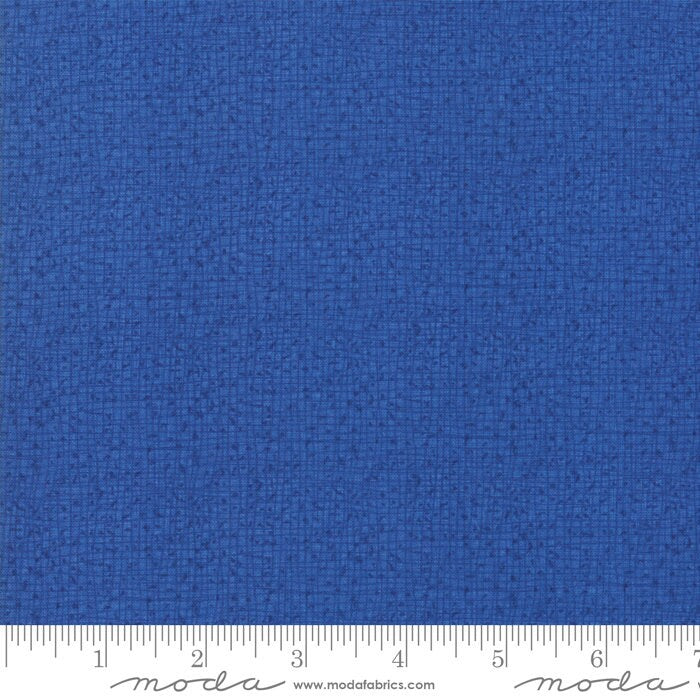 Thatched Royal Blue Fabric Moda 48626-96, Blue Blender Fabric - Royal Blue Fabric - Blue Tonal Fabric