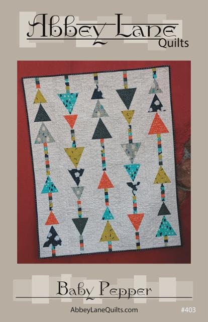 Baby Pepper Quilt Pattern - Abbey Lane Quilts ALQ403, Fat Quarter Friendly Baby Quilt Pattern, Easy Beginner Quilt Pattern