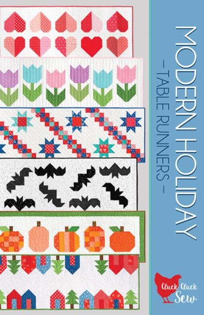 Modern Holiday Table Runner Patterns - Cluck Cluck Sew CCS186, Six Holiday Table Runner Patterns, Easy Table Runner Patterns
