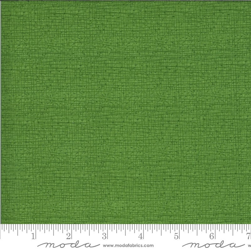 Thatched Sprout Green Fabric Moda 48626-135, Green Blender Fabric - By the Yard