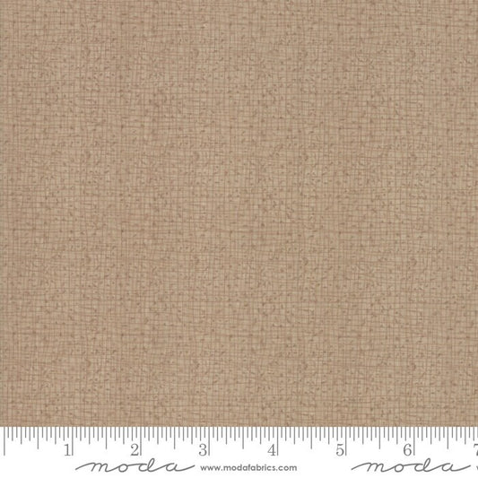 Thatched Oatmeal Fabric - Moda 48626-73, Light Brown Blender Fabric, Tan Blender Fabric - By the Yard