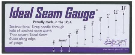 Ideal Seam Gauge - Sew Very Smooth #SVS54951, Seam Guide for Sewing and Quilting