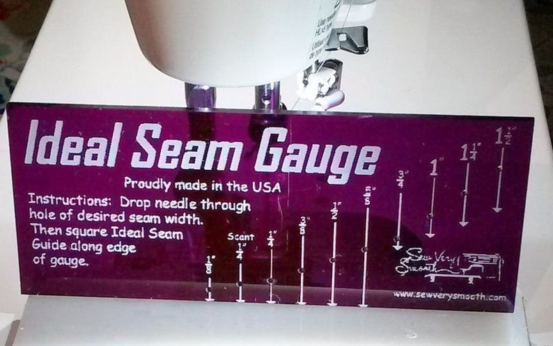 Ideal Seam Gauge - Sew Very Smooth #SVS54951, Seam Guide for Sewing and Quilting