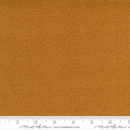 Thatched Aged Penny Fabric Moda 48626-180, Gold Copper Blender Fabric, Golden Brown Blender Fabric, By the Yard