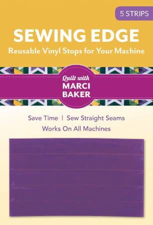 Sewing Edge Reusable Vinyl Strips for Your Sewing Machine - C & T Publishing 20344, Quilter's Quarter Inch Seam Guide