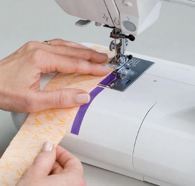 Sewing Edge Reusable Vinyl Strips for Your Sewing Machine - C & T Publishing 20344, Quilter's Quarter Inch Seam Guide