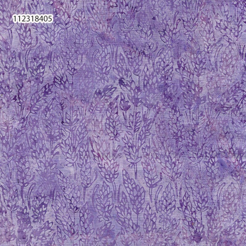 Island Batik English Lavender Strip Pack - 40 2 1/2" Pre Cut Fabric Strips