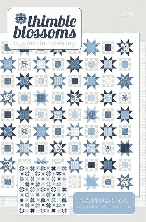 Sand & Sea Quilt Pattern - Thimble Blossoms TBL279, Fat Quarter Friendly Star Quilt Pattern - Star Quilt Pattern
