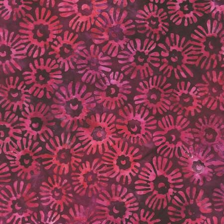 Floral Paradise Batik 5" Squares Charm Pack - Artisan Batik Robert Kaufman CHS-1150-42, Tropical Floral Batik Fabric Squares