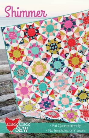 Shimmer Quilt Pattern - Cluck Cluck Sew CCS161, Fat Quarter Quilt Pattern in Five Sizes, Fat Quarter Friendly Pattern