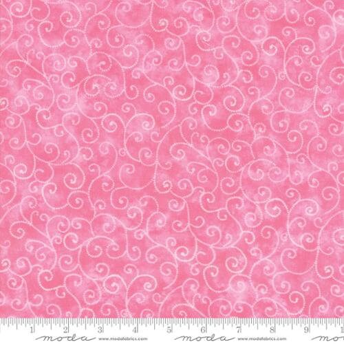 Moda Marbles Swirls Pink Sherbert Fabric - Moda 9908-18, Pink Swirl Cotton Fabric - Pink Blender Fabric - By the Yard